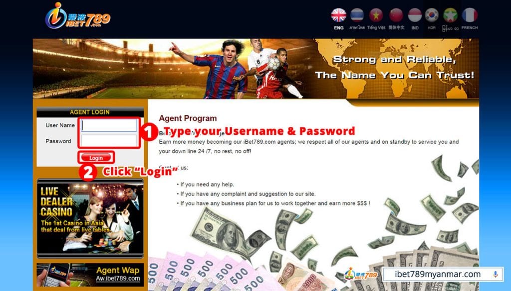 ibet789 agent login